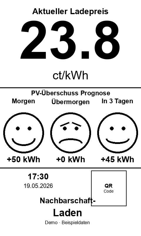 E-Paper Display Vorschau